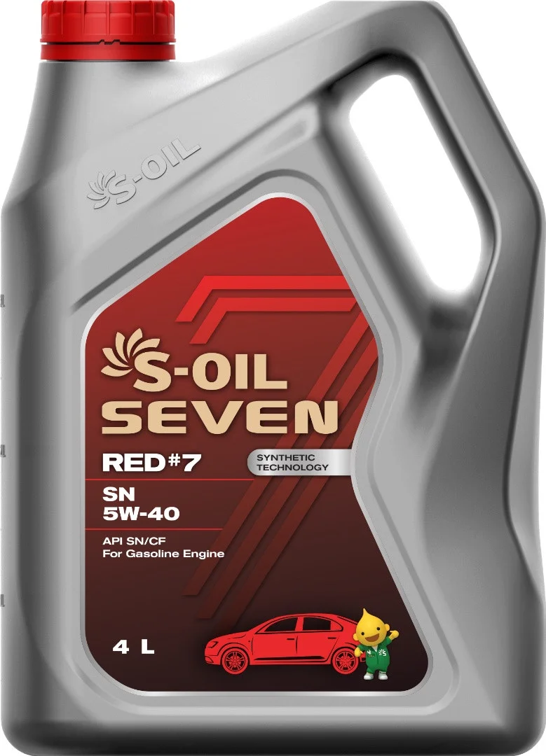 S-OIL 7 red SN 5W-40 4л