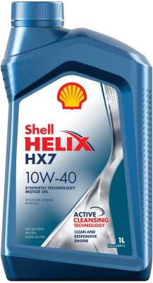 SHELL Helix HX7 10w40 син.1L