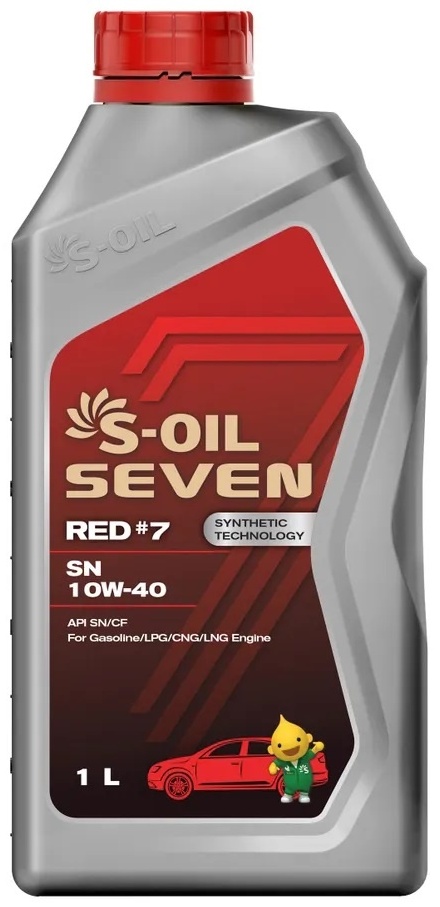 S-OIL 7 red SN 10W-40 1л