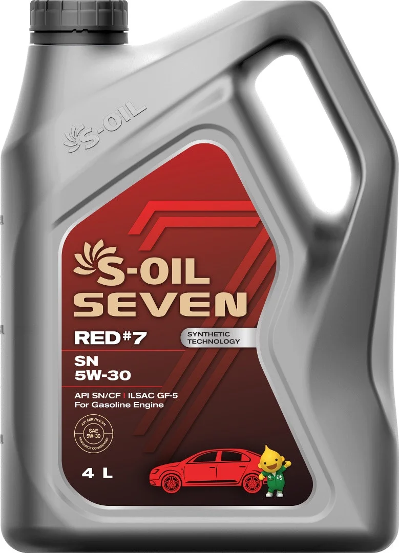 S-OIL 7 red SN 5W-30 4л